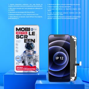 Tela de Reposição HESTON LE iPhone 12 OLED - Qualidade de Fábrica com True Tone