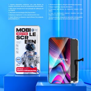 Tela de Reposição HESTON LE iPhone 13 Pro OLED - ProMotion 120Hz com True Tone