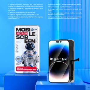 Tela de Reposição HESTON LE iPhone 14 Pro Max OLED - Dynamic Island e ProMotion 120Hz