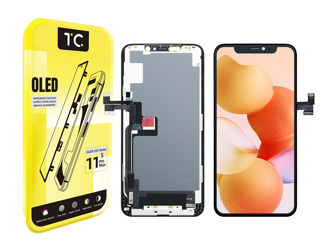 Tela HESTON LE iPhone 11 Pro Max OLED - Estrutura COF e Qualidade de Fábrica