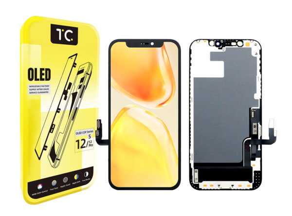 12 12pro oled Tela HESTON LE iPhone 12/12 Pro OLED - Compatibilidade Dupla e Qualidade de Fábrica