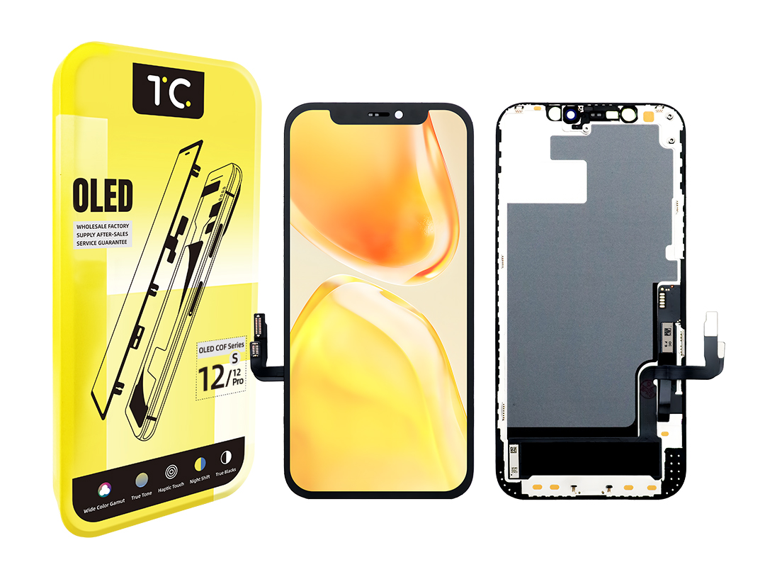 Tela HESTON LE iPhone 12/12 Pro OLED - Compatibilidade Dupla e Qualidade de Fábrica