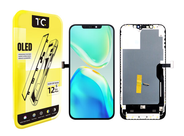 Tela HESTON LE iPhone 12 Pro Max OLED - Tela Grande e Série COF