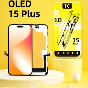 Tela HESTON LE iPhone 15 Plus Hard OLED - Gama de Cores 120% e Tela de 6.63"