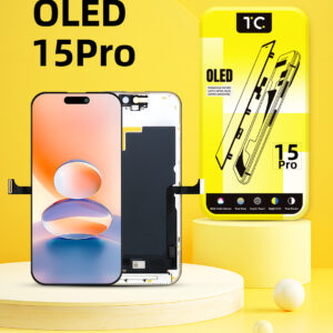Tela HESTON LE iPhone 15 Pro Hard OLED - ProMotion 120Hz e Gama de Cores 120%